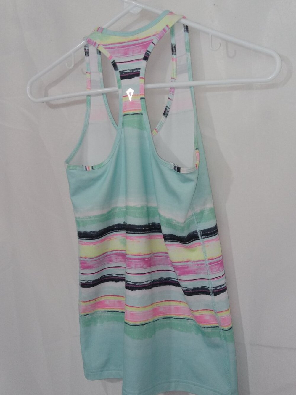 ivivva by Lululemon Tank Top Girls 10 Multicolor Stripe Racerback Athletic Yoga - Picture 6 of 10